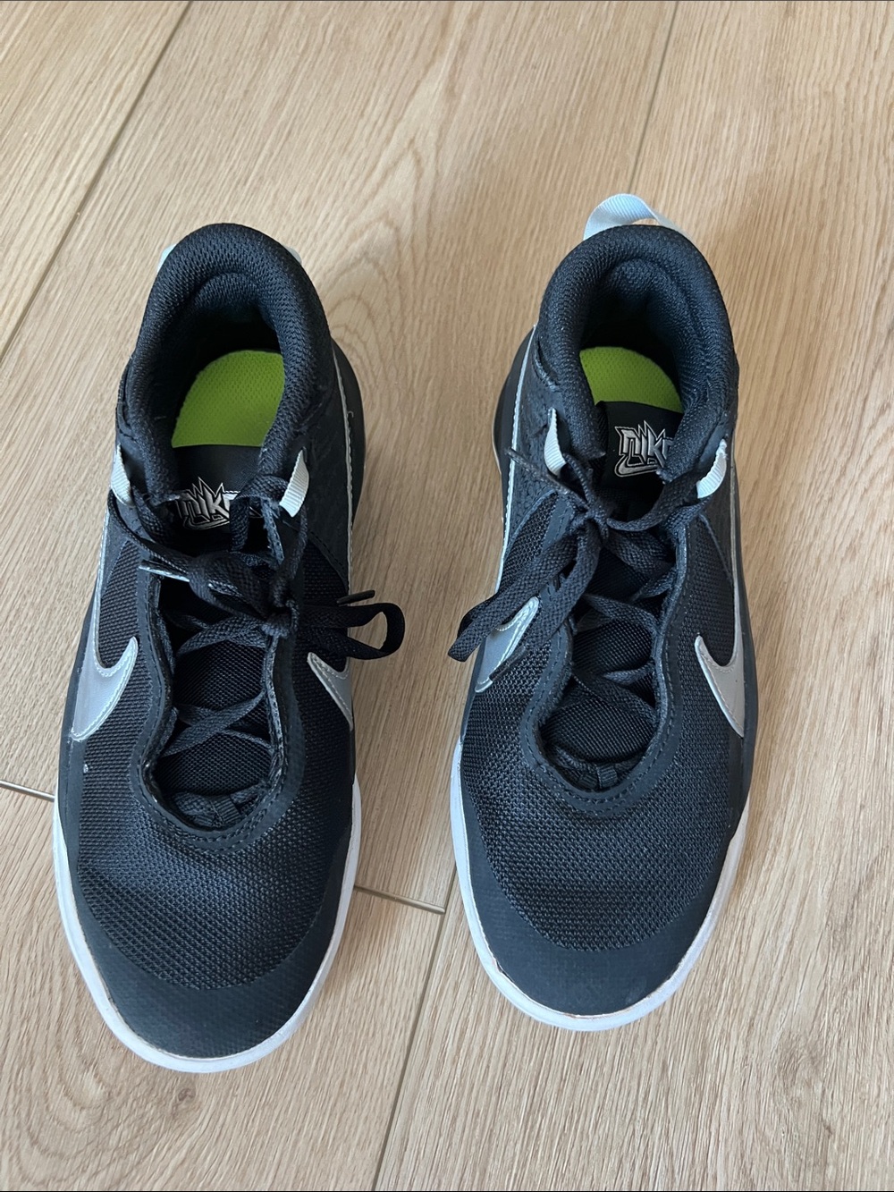 Nike Kids Black Basketball Shoes